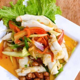 ยำไข่ปลาหมึก