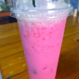 นมชมพูปั่น