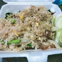 ข้าวผัดหมูกรอบ(ราดข้าว)