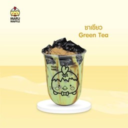 เฉาก๊วยชาเขียว (แยกน้ำแข็งและเฉาก๊วย
