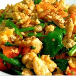 ข้าวคั่วไข่แห้ง