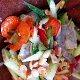 ตำแตงกุ้งสด  ไทย