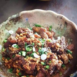 เป็ดกรอบคั่วพริกเกลือ