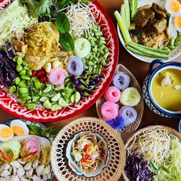 ขนมจีนน้ำยาปู แกงใต้ by เจ้ลิ้ง