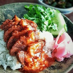 ข้าวเนื้อแดงฮ่องกง