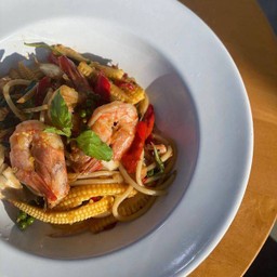 สปากุ้งเก็ตตี้ขี้เมากุ้ง