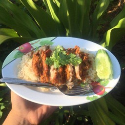 ข้าวมันไก่ทอด