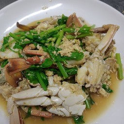 ปูม้าผัดคื่นไช่