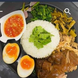 Pork Leg Rice, Godeng Noodles, Fried Meatballs Charan 65