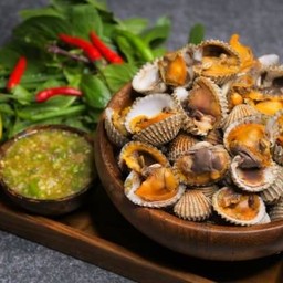 หอยแครงลวก ฮาลาลหาดใหญ่