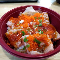 ข้าวหน้าโทโร่ย่างไข่กุ้ง