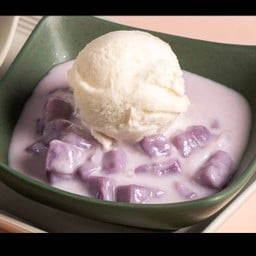 Taro Balls In Coconut Milk With Ice Cream