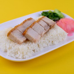 ข้าวหมูกรอบ