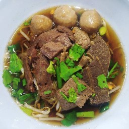 ก๋วยเตี๋ยวเนื้อฮาลาล ก๋วยเตี๋ยวไก่มะระ ครัวอาหารฮาลาล