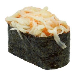 24)ข้าวปั้นหน้าสลัดปูอัด