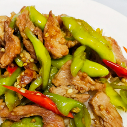 ผัดพริกหยวก (กับข้าว)