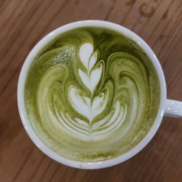 Hot Matcha Latte มัจฉะร้อน