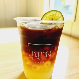 อเมริกาโน่น้ำผึ้งมะนาวโซดาเย็น