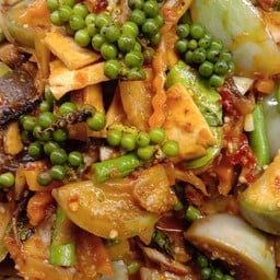 ผัดฉ่าเต้าหู้ เจ