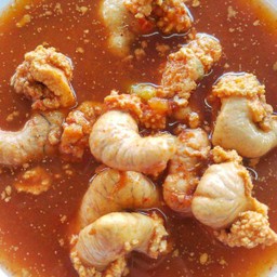 แกงส้มชะอมทอดไข่ปลาสลิด