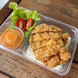 ข้าวไก่กรอบ
