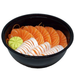 54)ซาซิมิแซลมอนสด+โทโร่