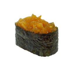 32)ข้าวปั้นหน้าแมงกระพรุนน้ำมันงา