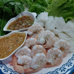 เมี่ยงกุ้งสด