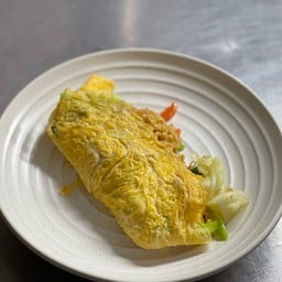 มาม่าผัดไข่กลบหมูสับ