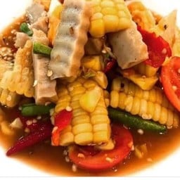 ตำข้าวโพดหมูยอ