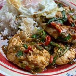 ข้าวกะเพรา ( ไก่ )
