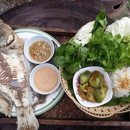 เมี่ยงปลานิลเผา