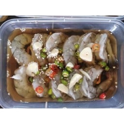 กุ้งดอง น้ำปลากวน(พร้อมน้ำจิ้มซีฟู้ดรสเด็ด)