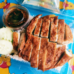 ข้าวหมูยอทอด