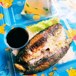 ข้าวปลาซาบะแกะ + ซอสเทอริยากิ