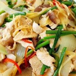 ผัดขิง (กับข้าว)