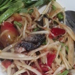 ส้มตำปู ปลาร้า