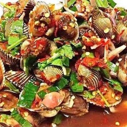 ตำหอยแครง