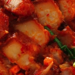 ผัดพริกเผาหมูกรอบ