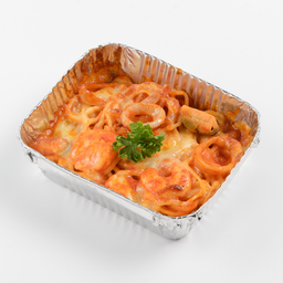 สปาเก็ตตี้ซีฟู้ดอบชีส