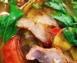 ต้มแซ่บคอหมูย่าง