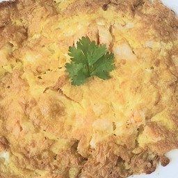 ไข่เจียวกุ้งสับ