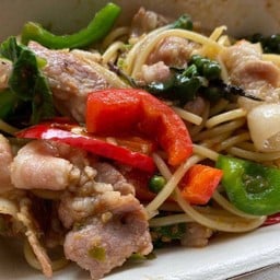 สปาเก็ตตี้ขี้เมา ( เบค่อน )