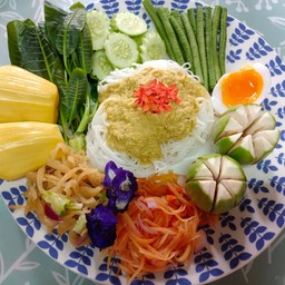 ขนมจีนน้ำยาปูครูแอน