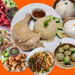 ข้าวมันไก่ยกน่อง+ เตี๋ยวไก่มะระ
