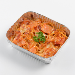 สปาเก็ตตี้แฮมไก่อบชีส