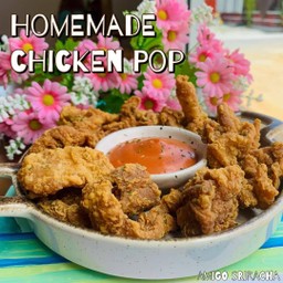 [ชุดใหญ่]ไก่ป๊อปทอดไร้น้ำมัน0%
