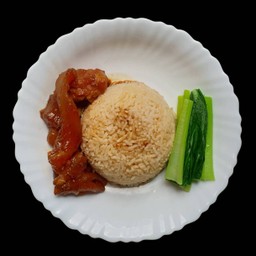 C6b ข้าวเอ็นเนื้อตุ๋น Braised Beef Tendon Rice