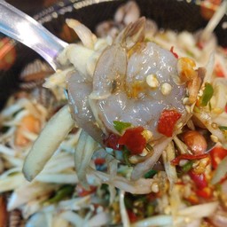 ถาด 8 ตำกุ้งขาวล้วน (ถาดกลาง)