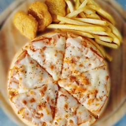 เซ็ท คู่พิซซ่า A + ทานเล่น (พิซซ่าเลือกไซส์ได้) จัดเซ็ทราคาพิเศษ